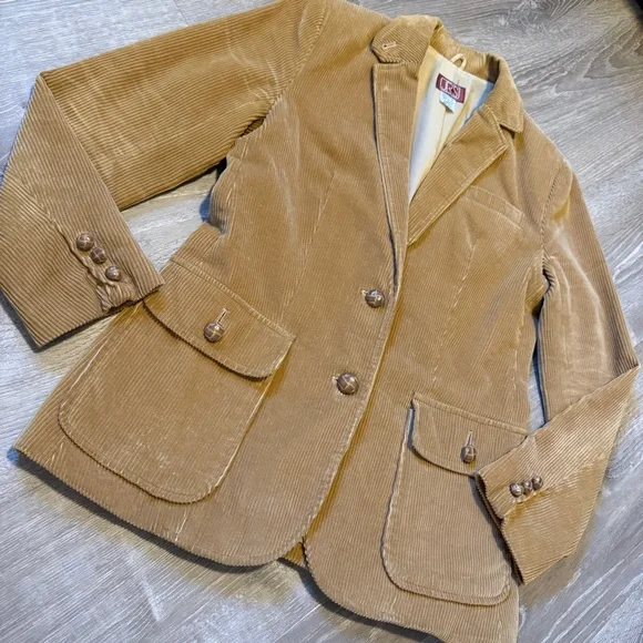 Vintage Japanese Velvet Blazer-size 8 - Picture 3 of 10